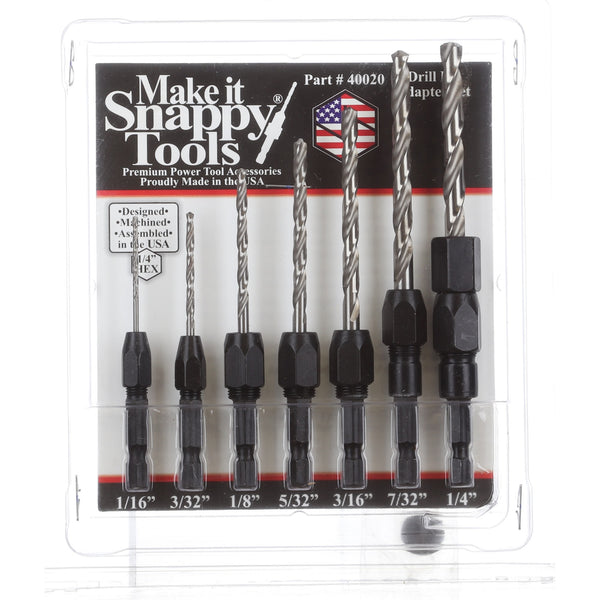 Buy Snappy Tools 40020 7Piece Drill Bit Adapter Set, Use on Metal