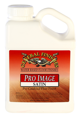 General Finishes Pro Image Water-Based Flooring Topcoat, 1 Gallon, Satin