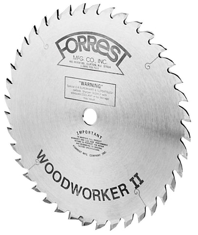 Forrest WW10407125 Woodworker II 10-Inch 40 Tooth  ATB 1/8-Inch Kerf Saw Blade with 5/8-Inch Arbor