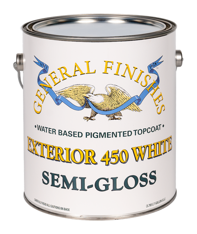 General Finishes Exterior 450 White Water Based Topcoat