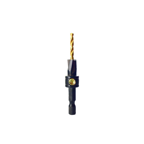 Snappy 3-Flute Flat Bottom Counterbore with TiN coated twist drill