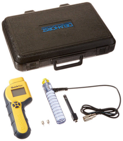 Delmhorst QUICKNAV/BP 3-in-1 Moisture Meter with 324CAS-0103 Carrying Case, 2-E