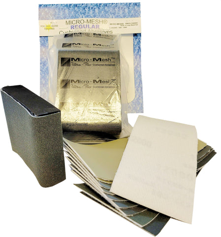 Micro-Mesh 3" x 6" Kwick Change Hook ‘N Loop Sheet Variety Pack