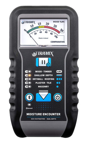 Tramex ME5 Moisture Encounter Moisture Meter (Dual-Depth, Non-Destructive)