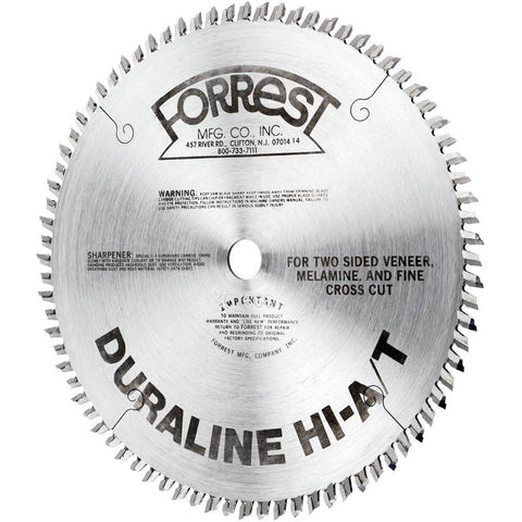 Forrest Duraline Hi-A/T Melamine and Plywood Cutting Saw Blades