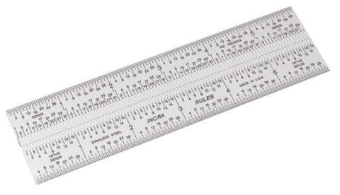 INCRA RULE06 Rules Marking Rulers, 6