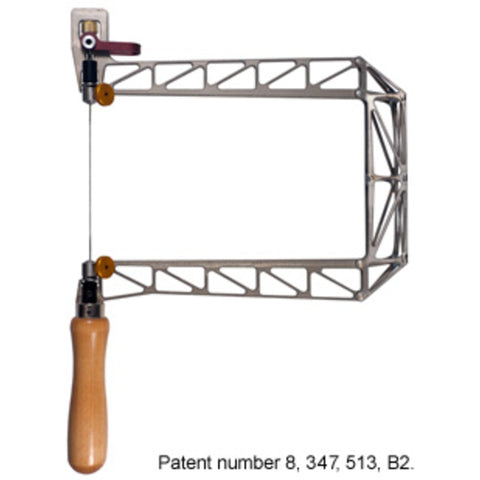 Knew Concepts 8" Titanium Birdcage Fret Saw with Lever Tension
