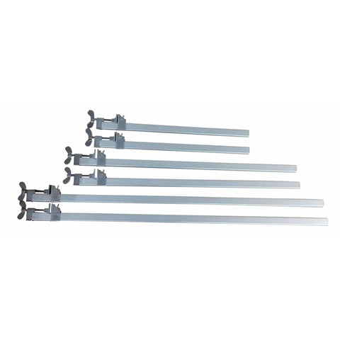 Dubuque Clamp Works Adjustable Woodworking Bar Clamp Set - 24", 36", 48" (2 - Pack)
