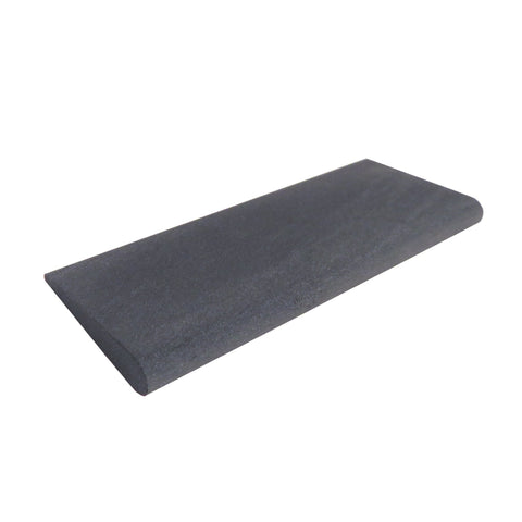 Genuine Arkansas Black Surgical (Ultra Fine) Slip Stone Whetstone for Sharpening Carving Tools 4 " X 1 5/8" with 1/8" and 5/16" Radius BAS-14-P