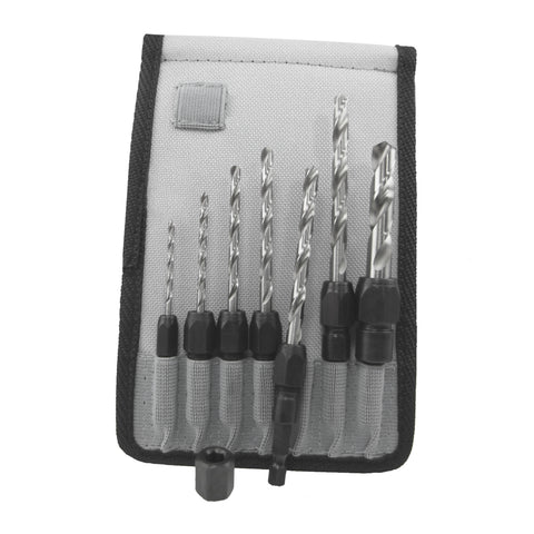 Snappy Tools 7 Piece Drill Bit Adapter Set in Belt Clip Pouch #47001