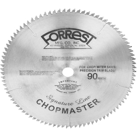 Forrest Chopmaster Signature Line Miter and Radial Saw Blades