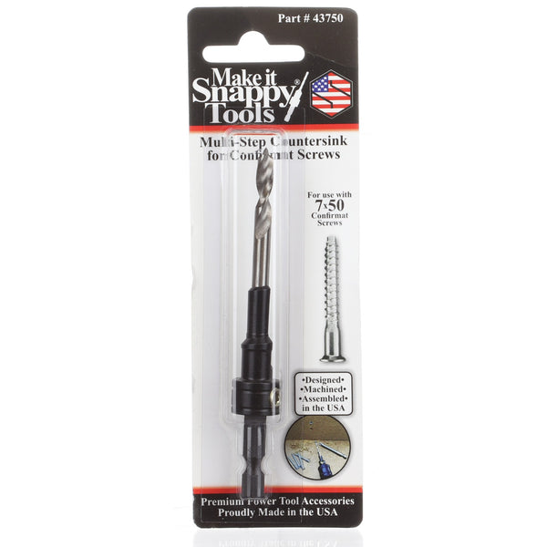 Buy Snappy Tools Confirmat Screw Two-Piece Drill Bit 7x 50mm. MADE IN ...