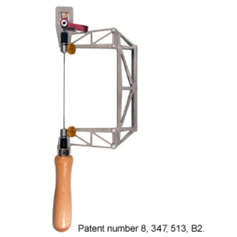 Knew Concepts 3" Titanium Birdcage Fret Saw with Lever Tension