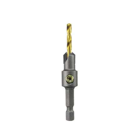 Snappy Tools Tools Tungsten Carbide Tipped Countersink with TiN Coated Parabolic Flute Twist Bit