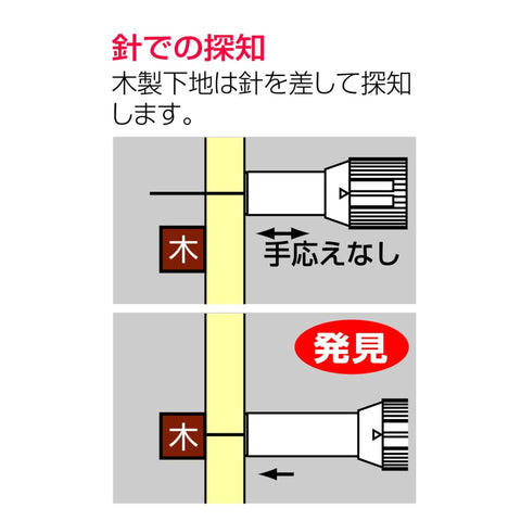 STUD FINDER with L Magnet by Shinwa Rules