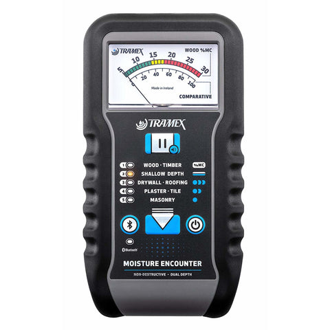 Tramex ME5 Moisture Encounter Moisture Meter (Dual-Depth, Non-Destructive)
