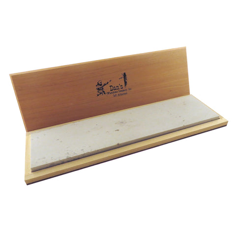 Super Large Genuine Arkansas Soft (Medium) Knife Sharpening Bench Stone Whetstone 12" x 3" x 1/2" in Wood Box MAB-1232-C