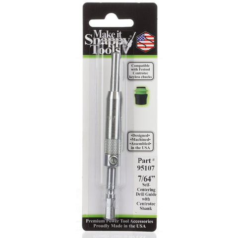 Snappy Tools 7/64 Inch Self-Centering Hinge Bit, Fits Festool Centrotec Chucks #95107