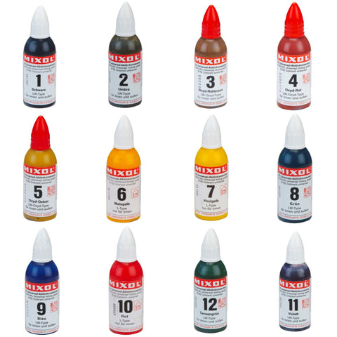 Mixol Universal Tints, 12 Piece Kit, #1-12